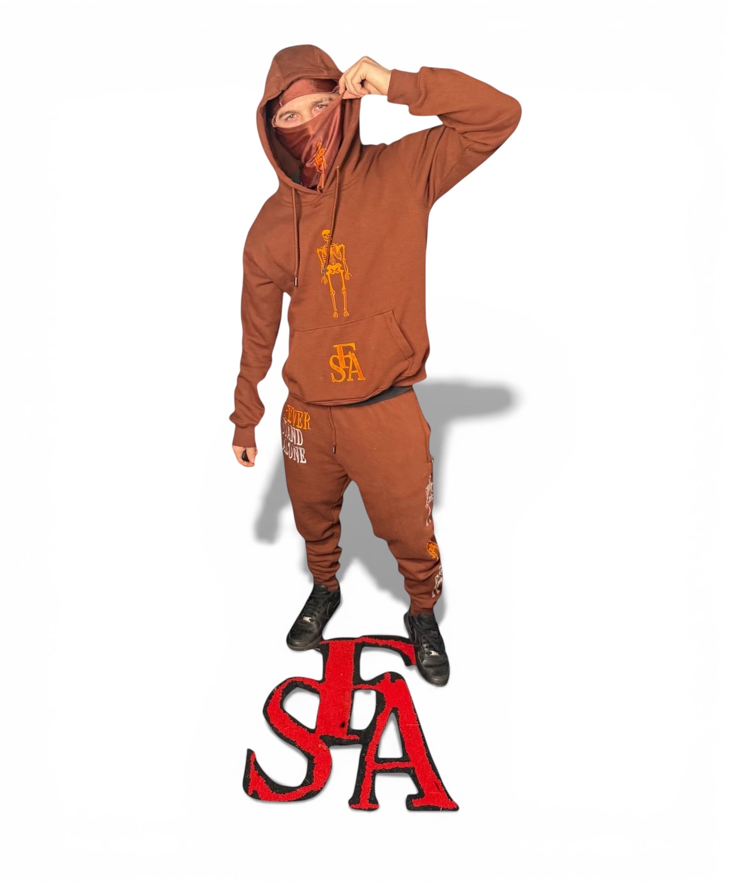 Brown Skeleton #2 Sweatpants