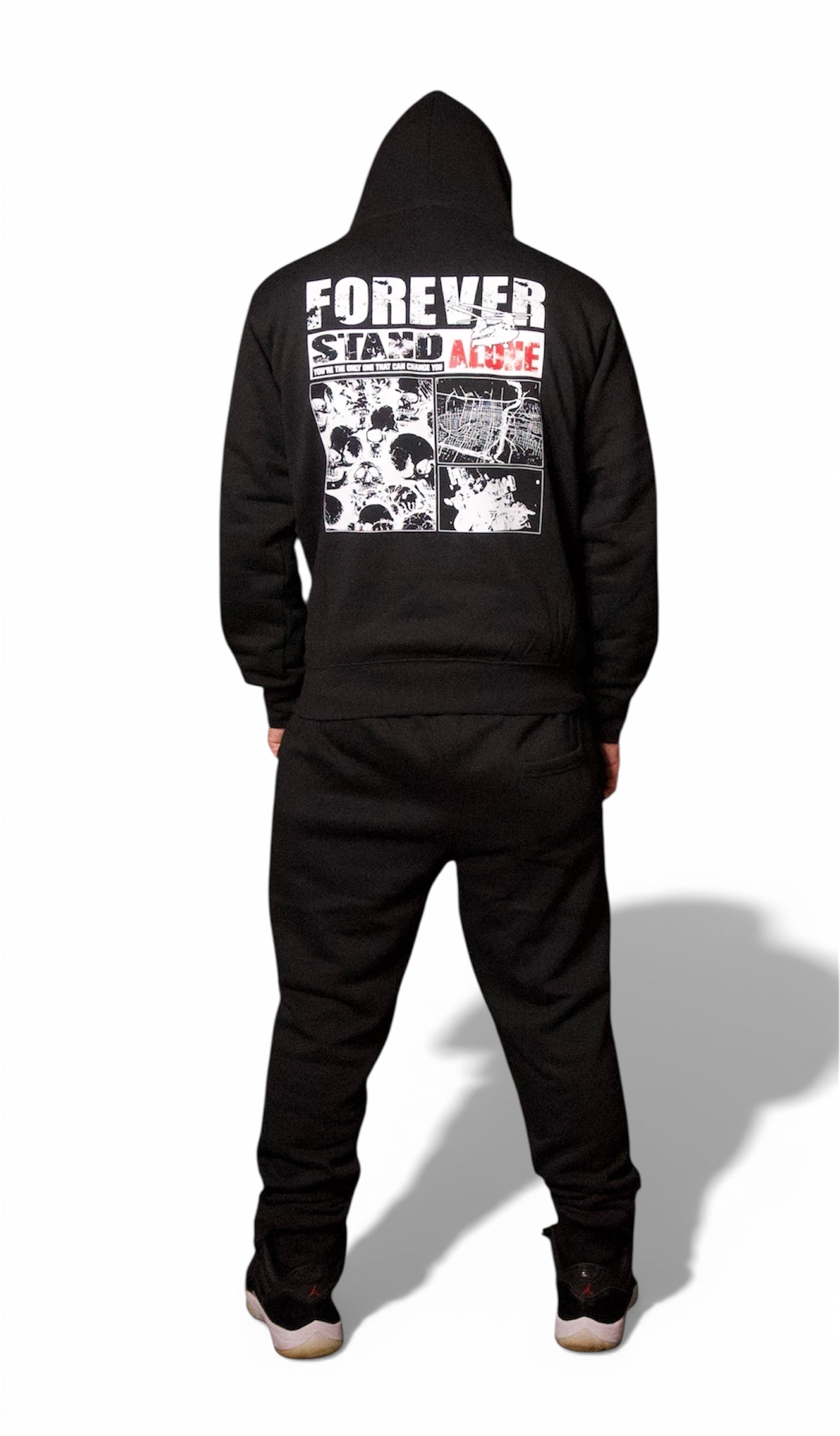 Black Skull Hoodies
