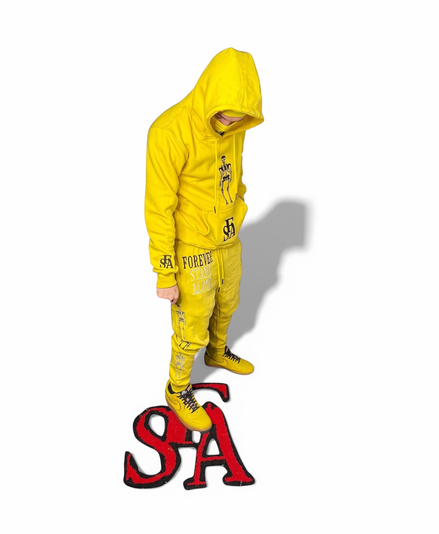 Yellow Skeleton #2 Sweatpants