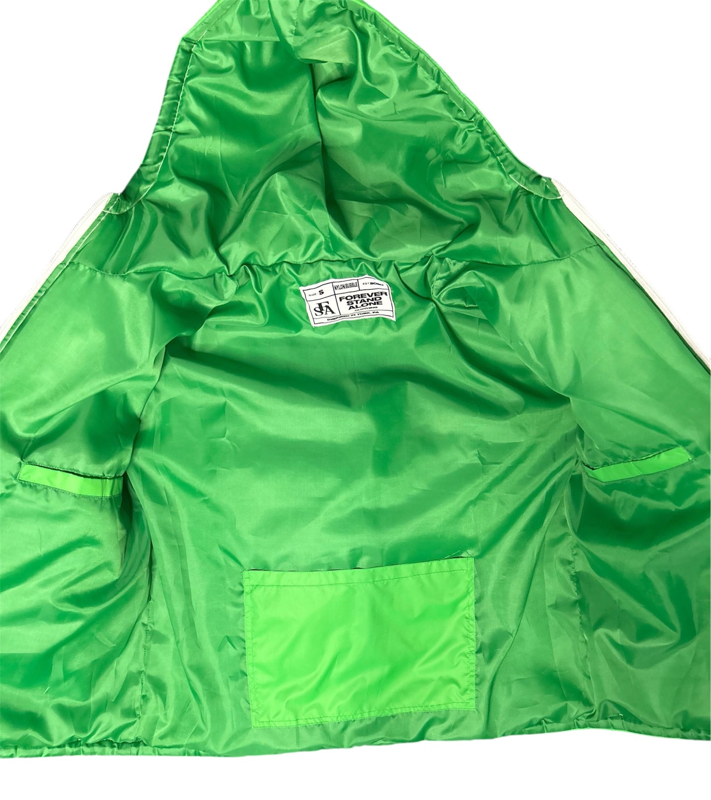 FSA Green Puffer Jacket