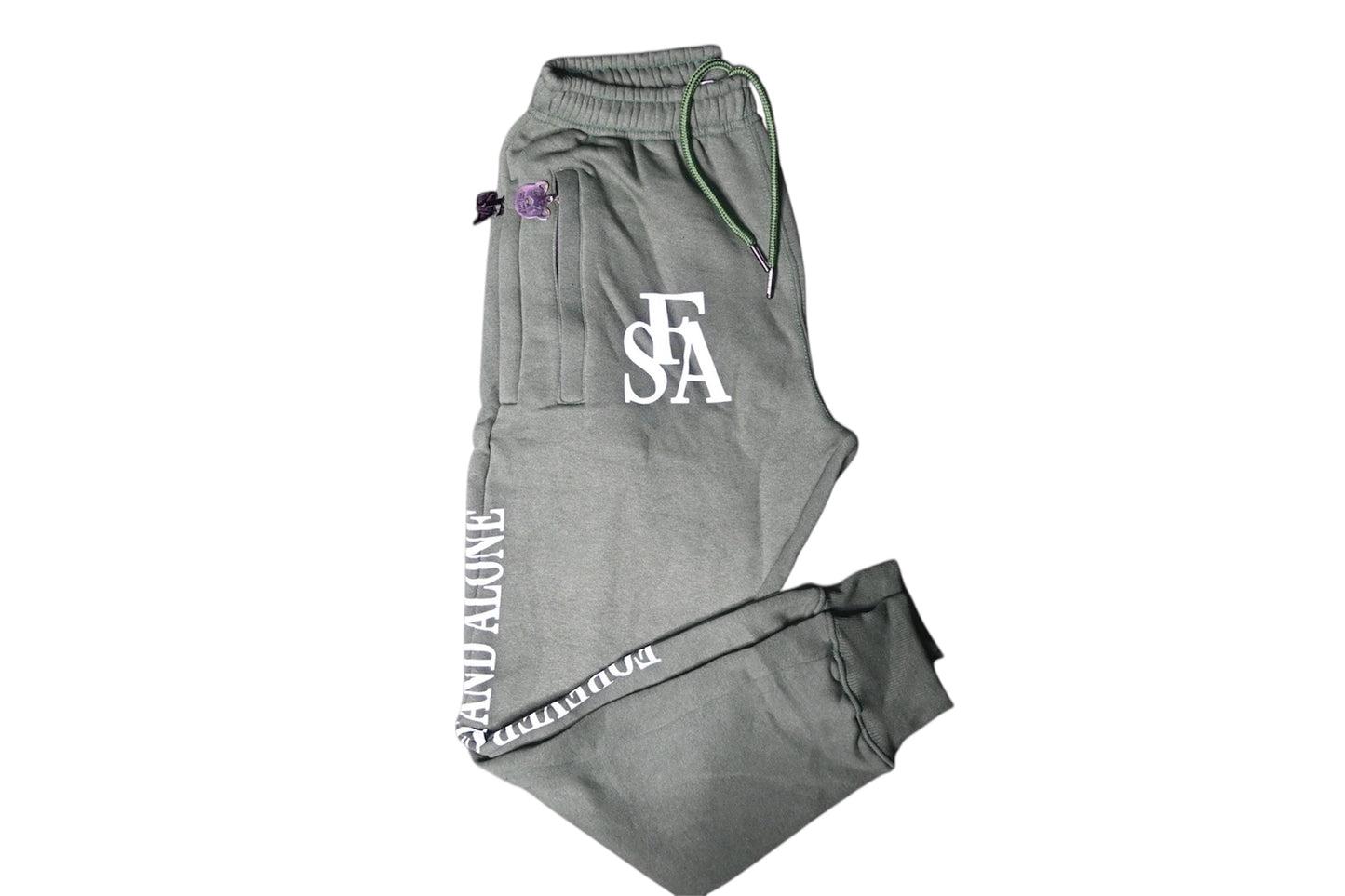 FSA Green Reflective Double Zipper Set
