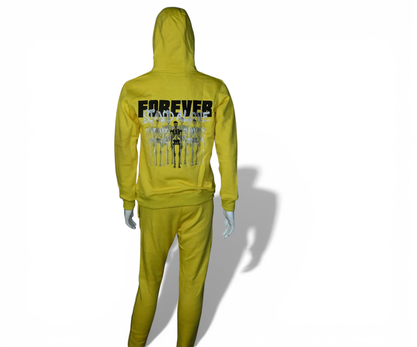 Yellow Skeleton #2 Hoodies