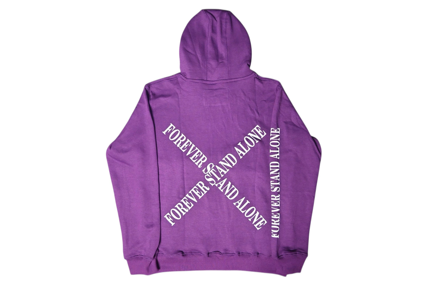 FSA Purple Reflective Double Zipper Hoodies