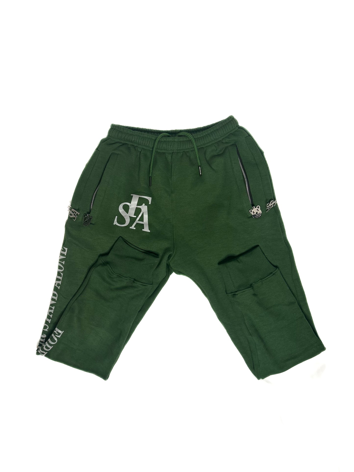 FSA Green Reflective Double Zipper Set