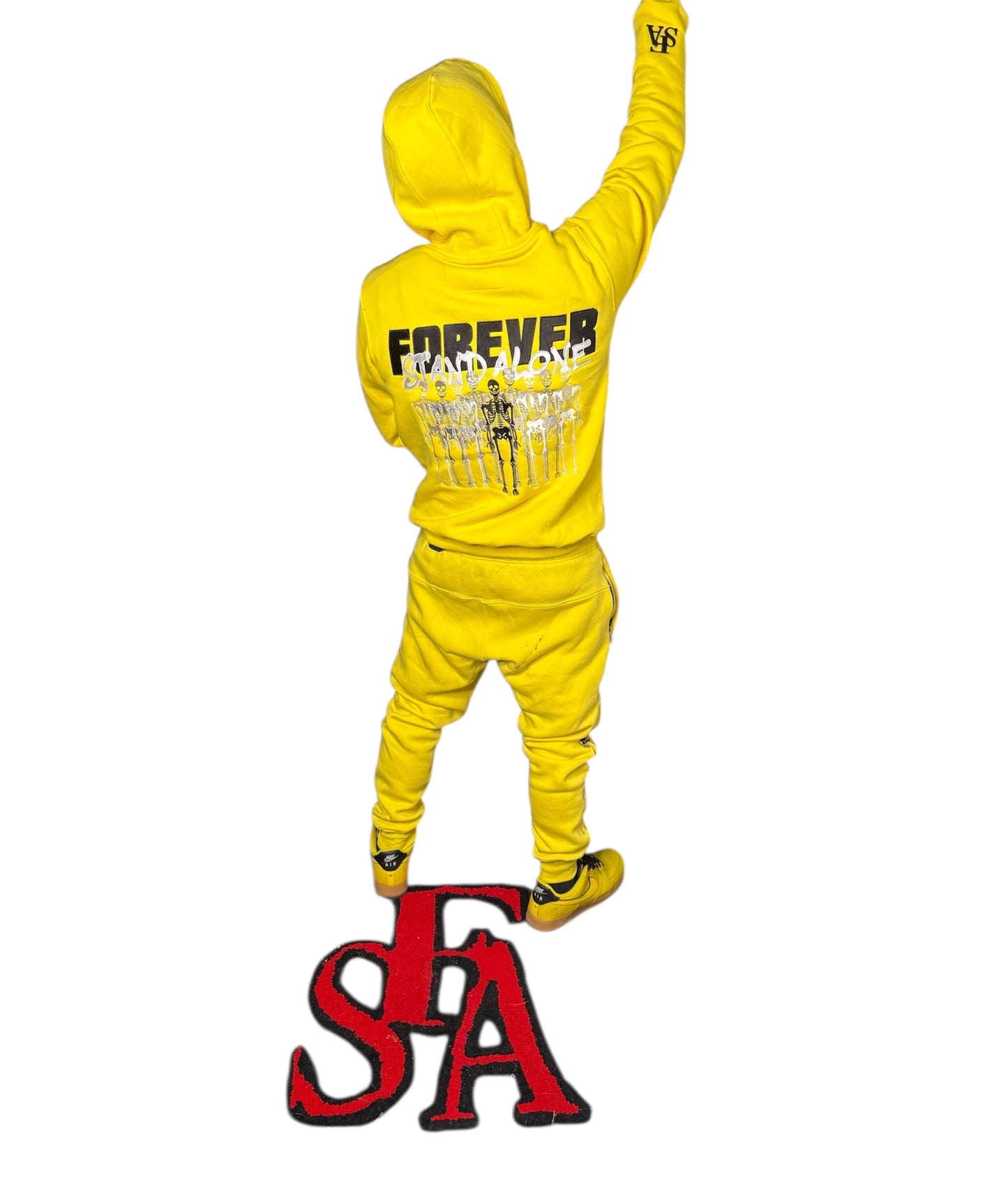 FSA Yellow Skeleton #2 Hoodies