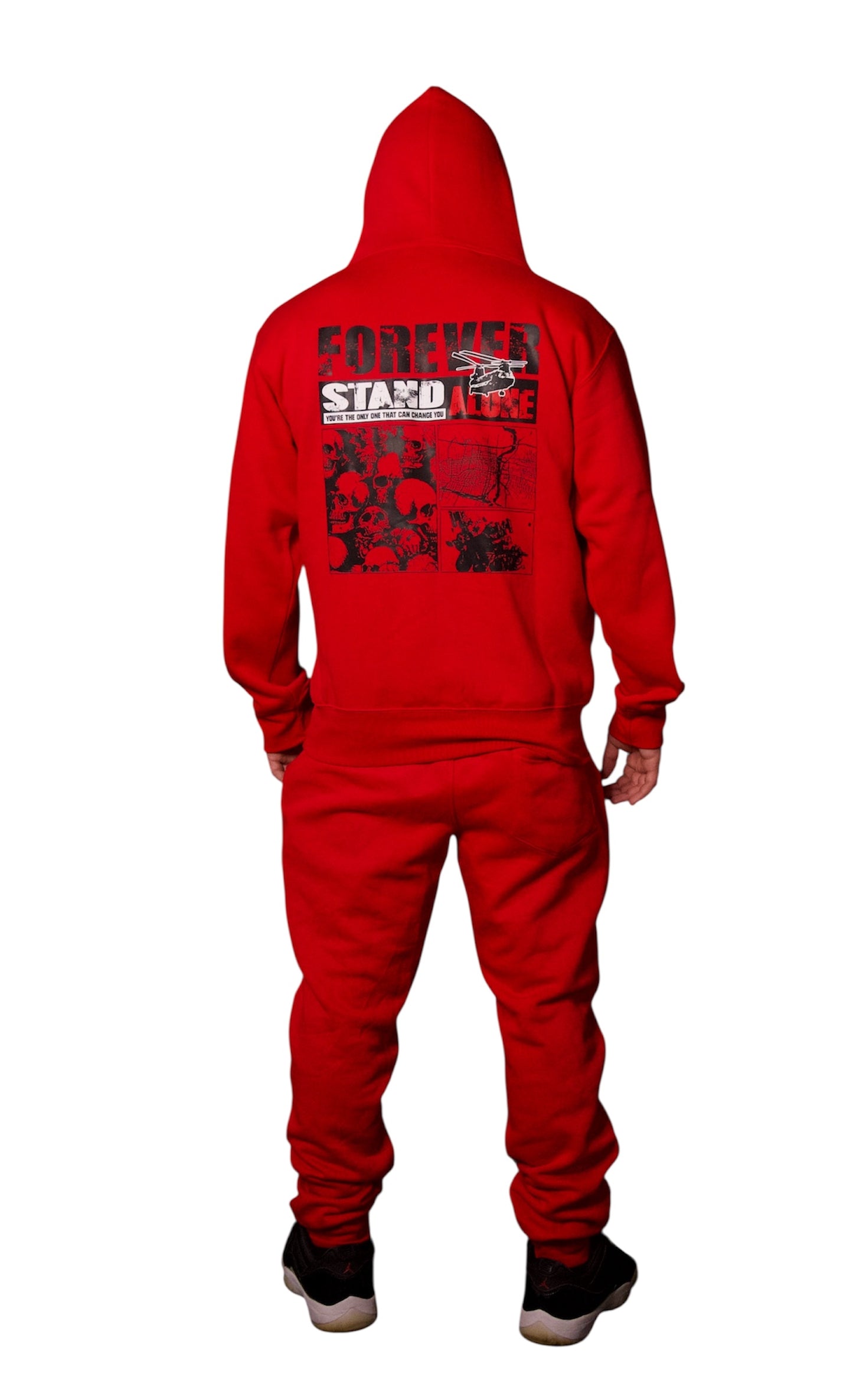 FSA Red Skull Hoodie