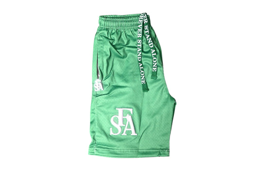 FSA Green Mesh Shorts