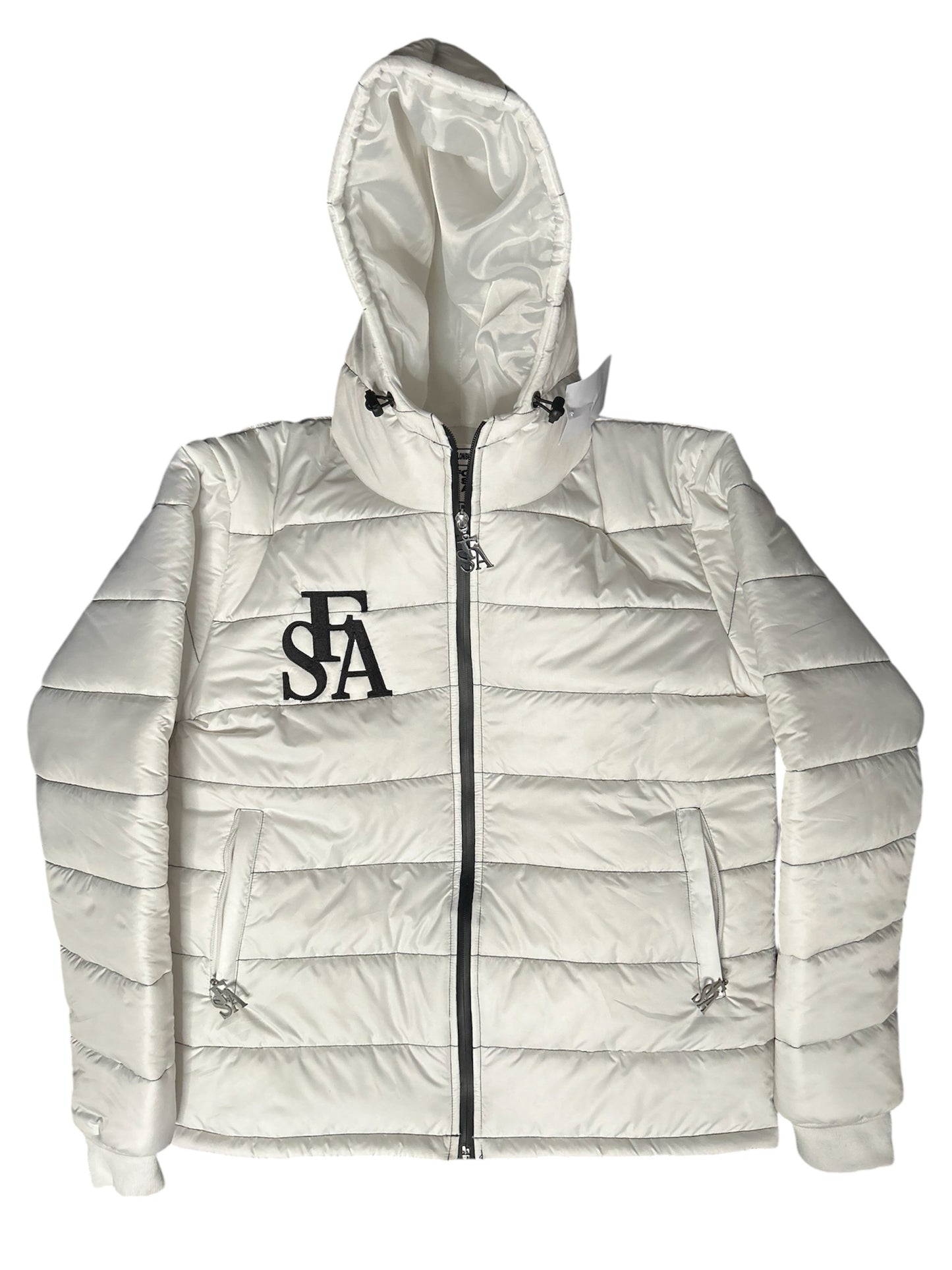 FSA White Puffer Jacket