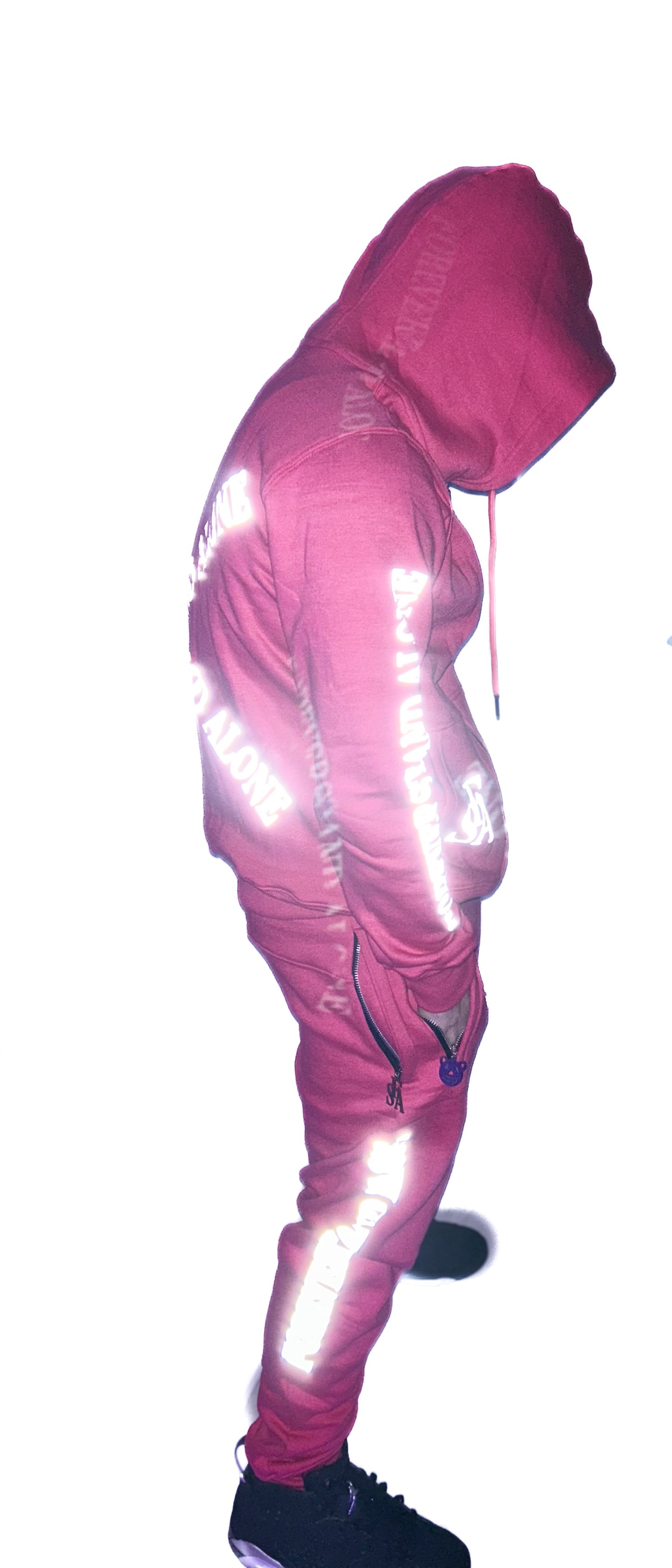 FSA Pink Reflective Double Zipper Set