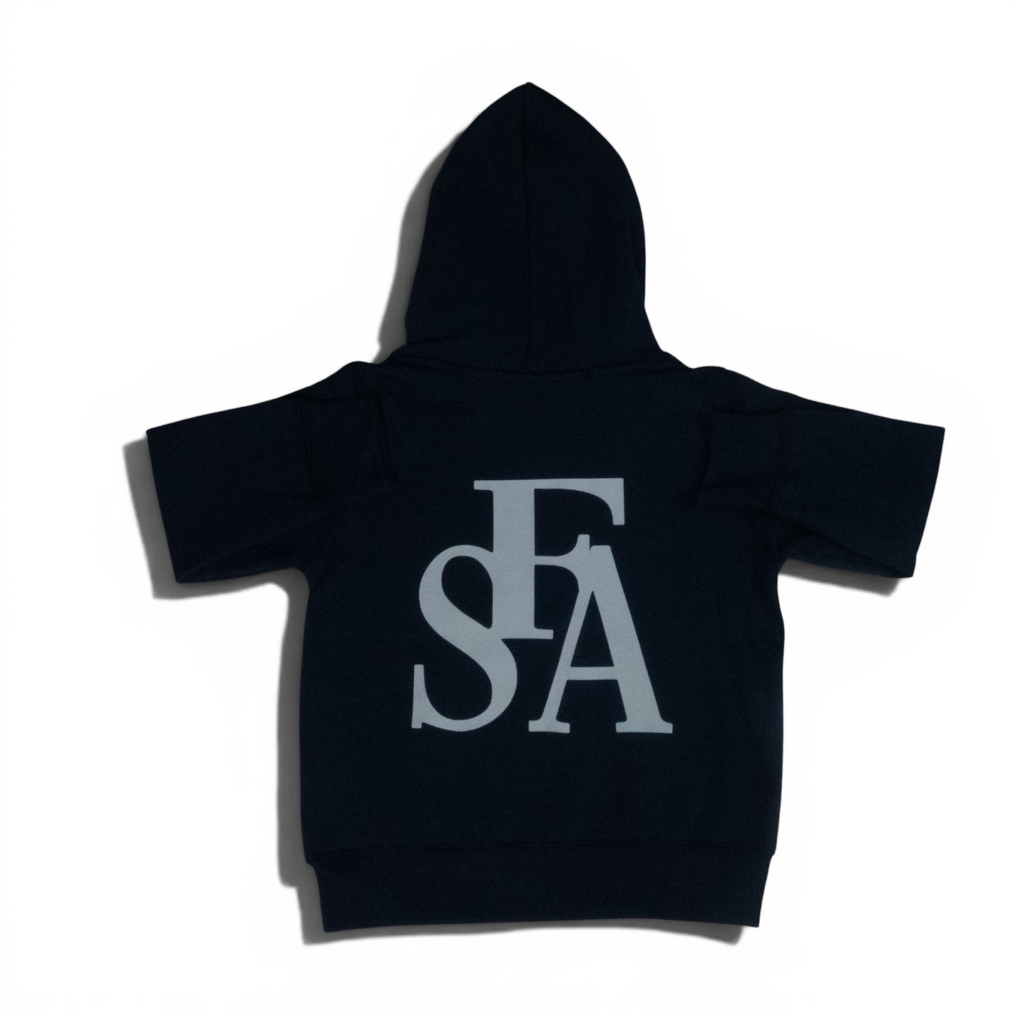 Navy Blue & White Baby Hoodies