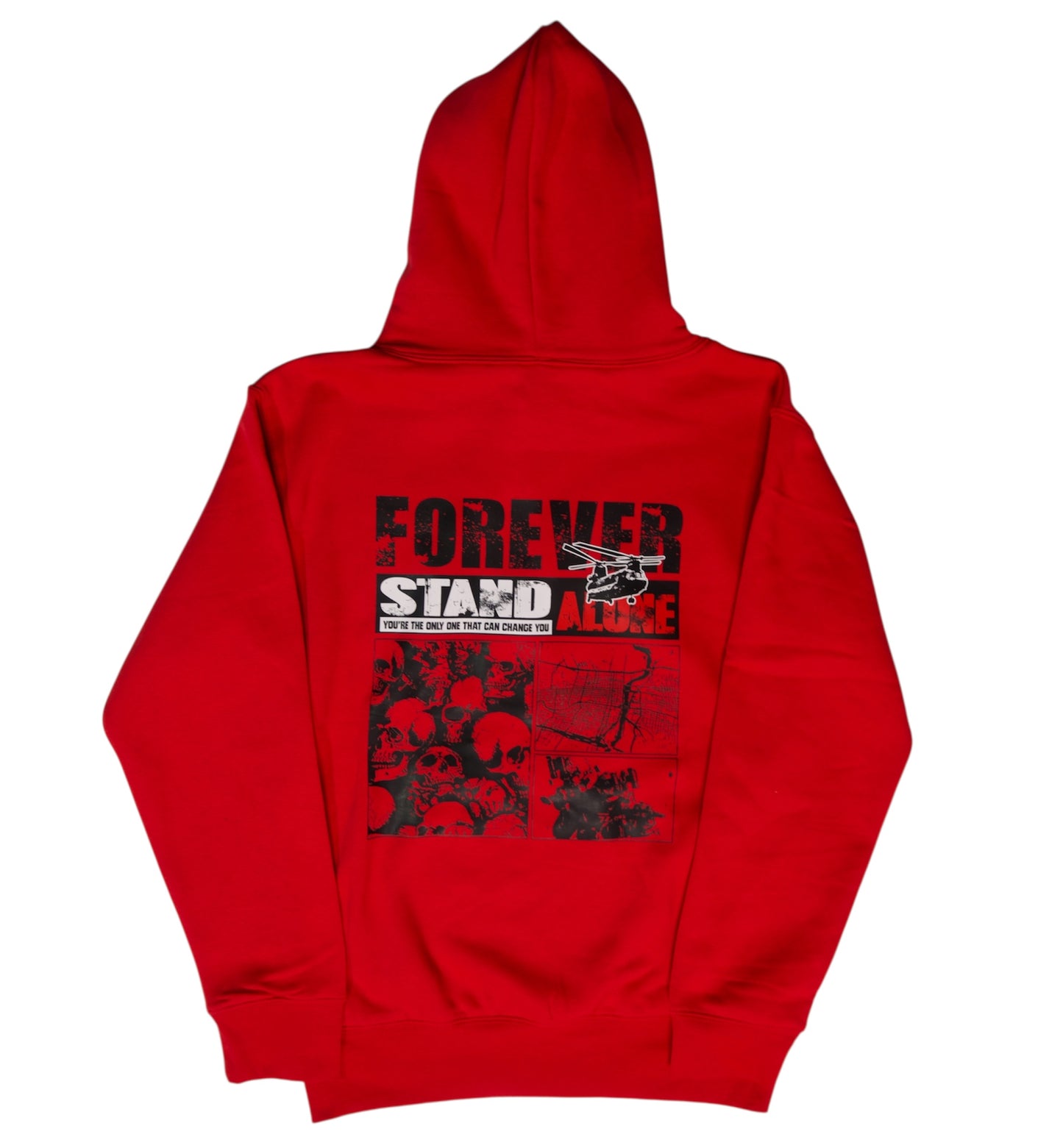 FSA Red Skull Hoodie