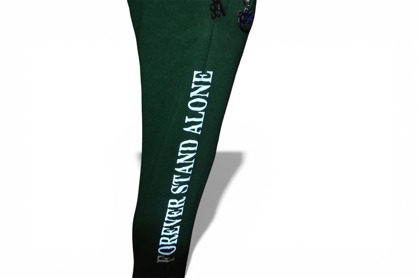 Green Reflective Double Zipper Sets