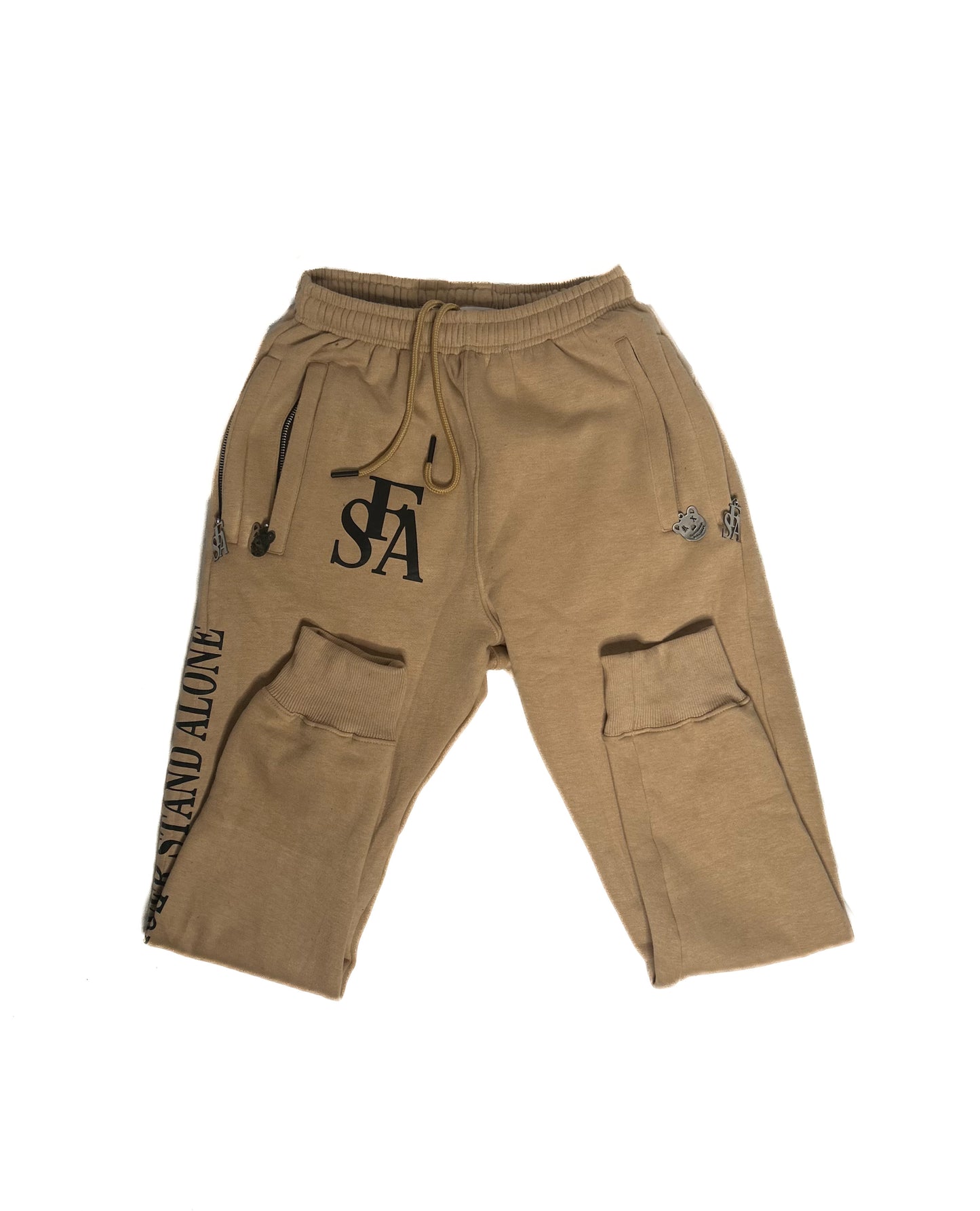 FSA Beige Reflective Double Zipper Set