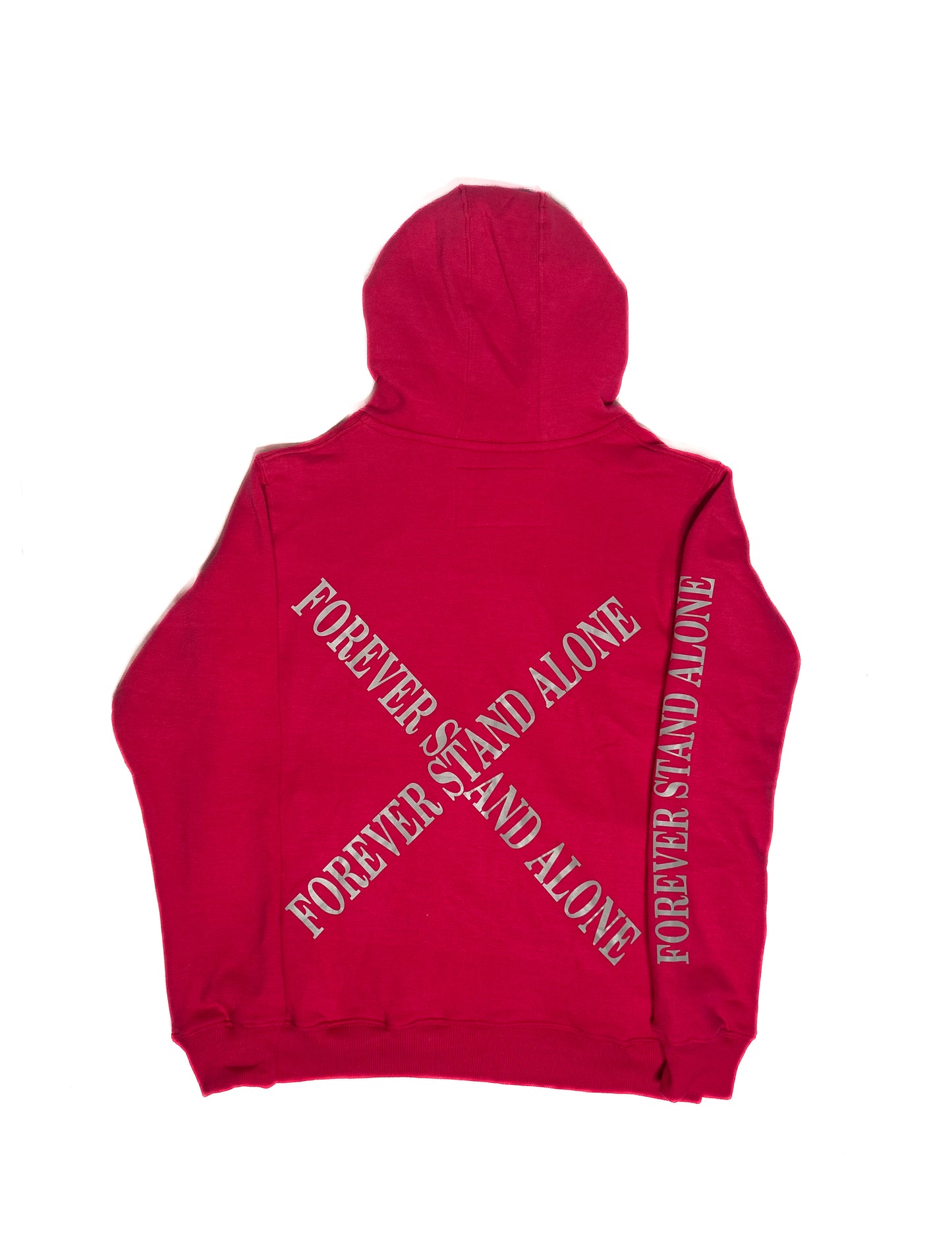 FSA Pink Reflective Double Zipper Hoodies