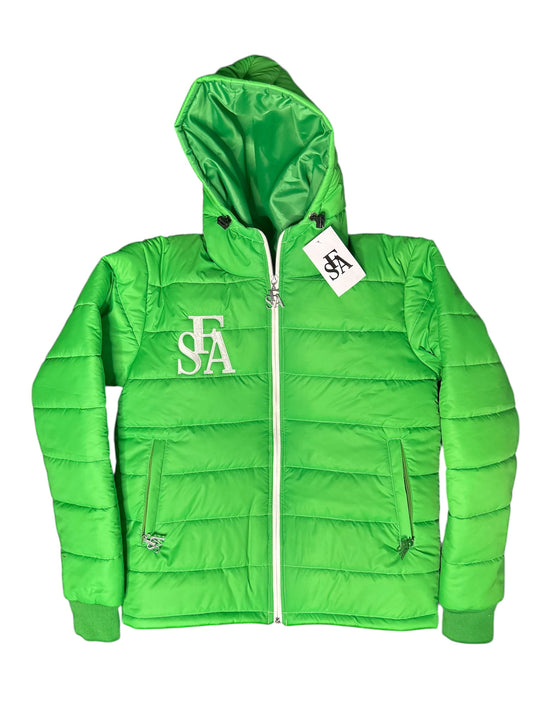 FSA Green Puffer Jacket