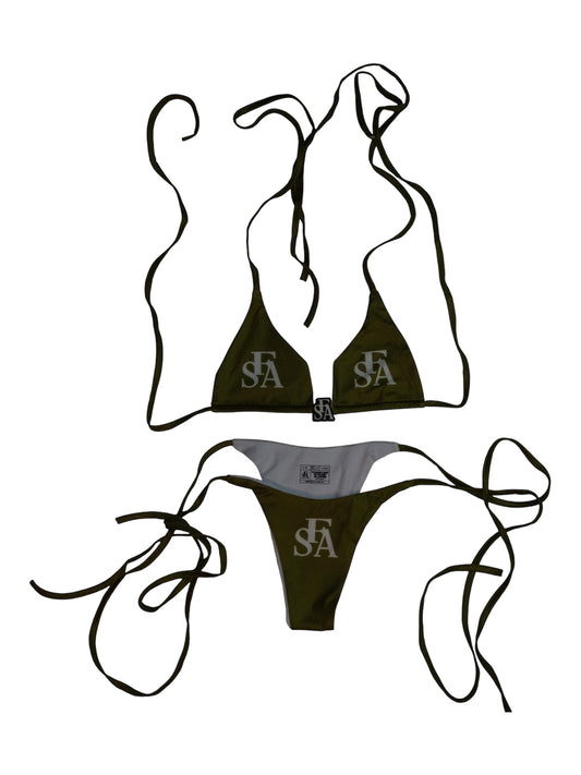 Olive Green Bikini