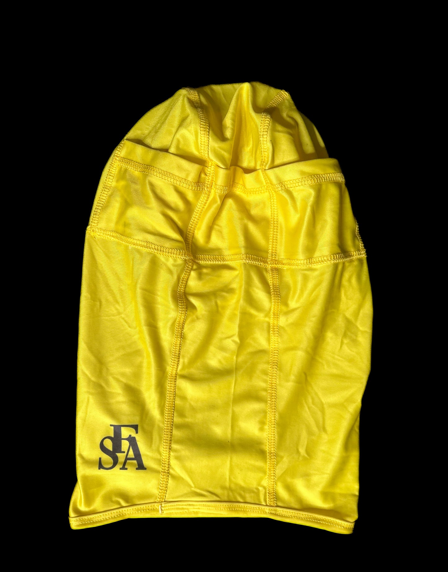 Yellow Skeleton Ski Mask With Pockets