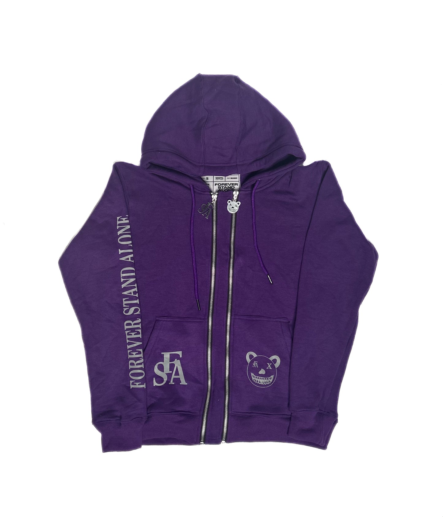 FSA Purple Reflective Double Zipper Set