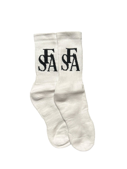 White FSA Socks