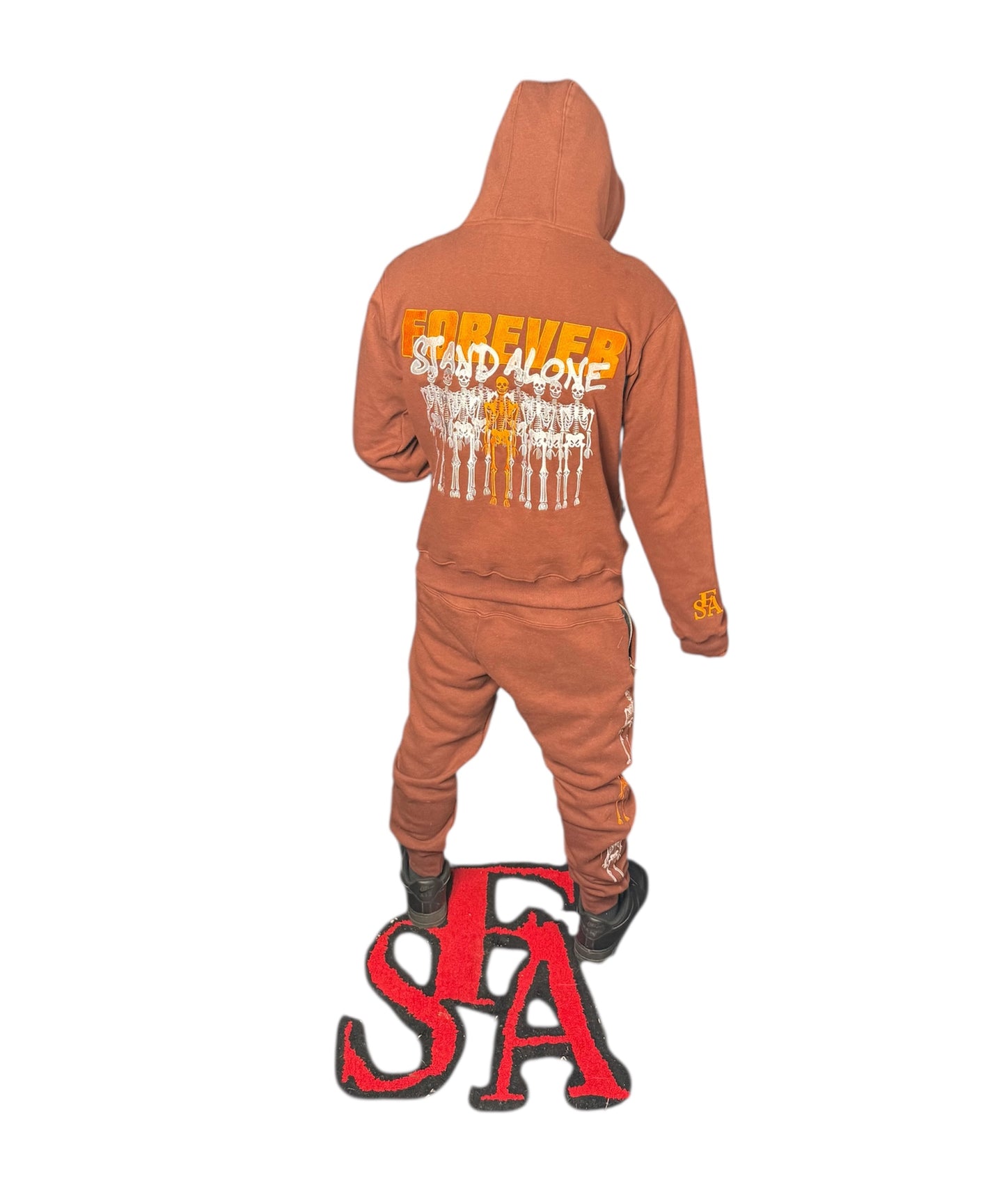 FSA Brown Skeleton #2 Hoodies