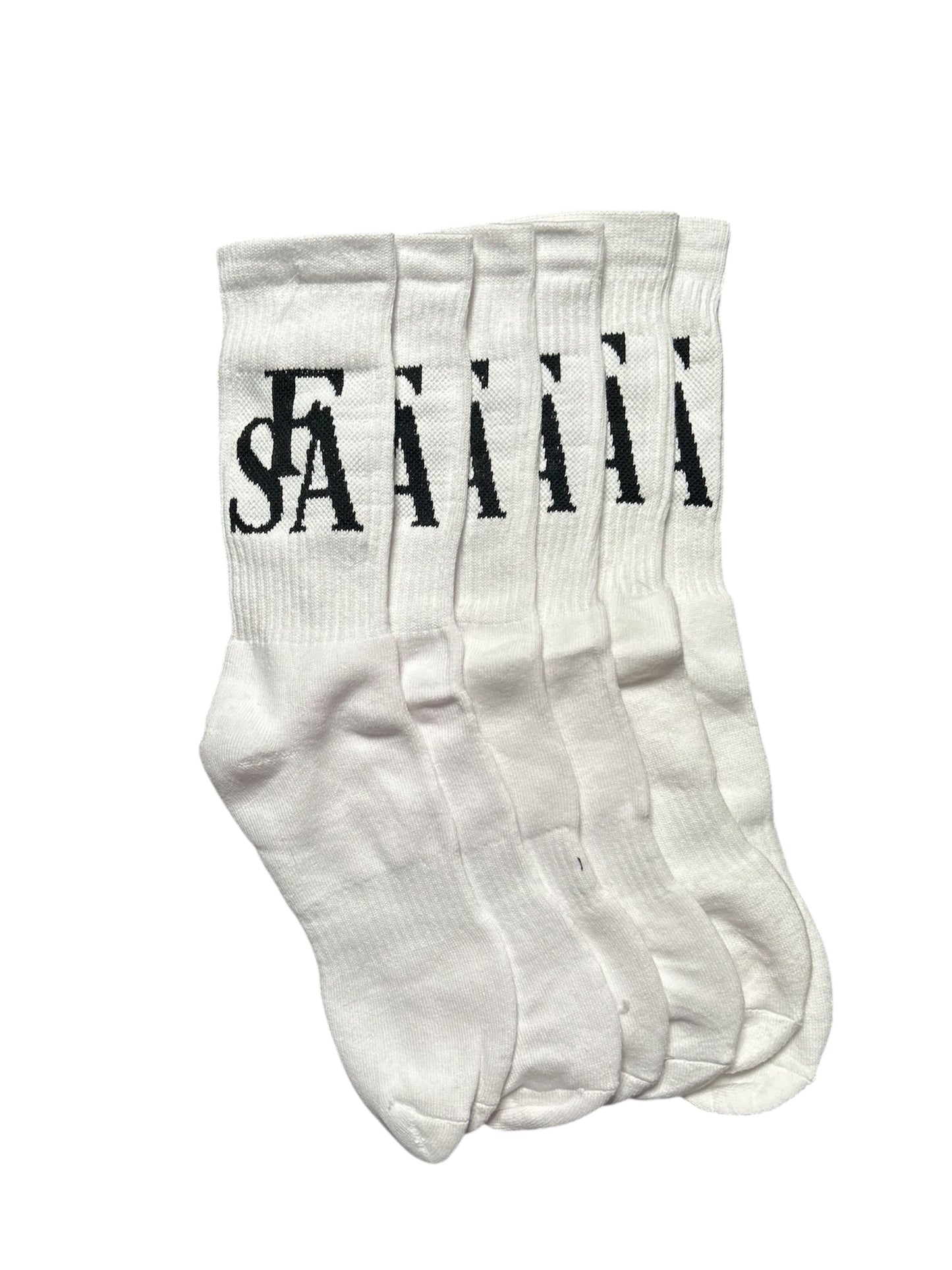 White FSA Socks 3 Pack
