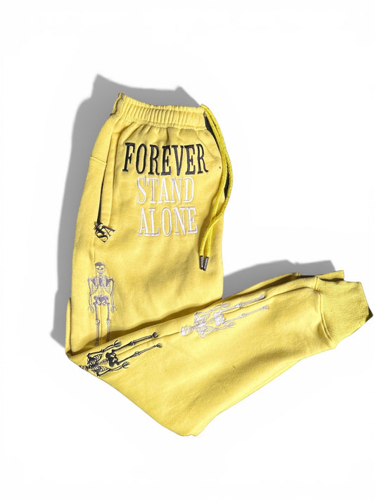 Yellow Skeleton #2 Sweatpants