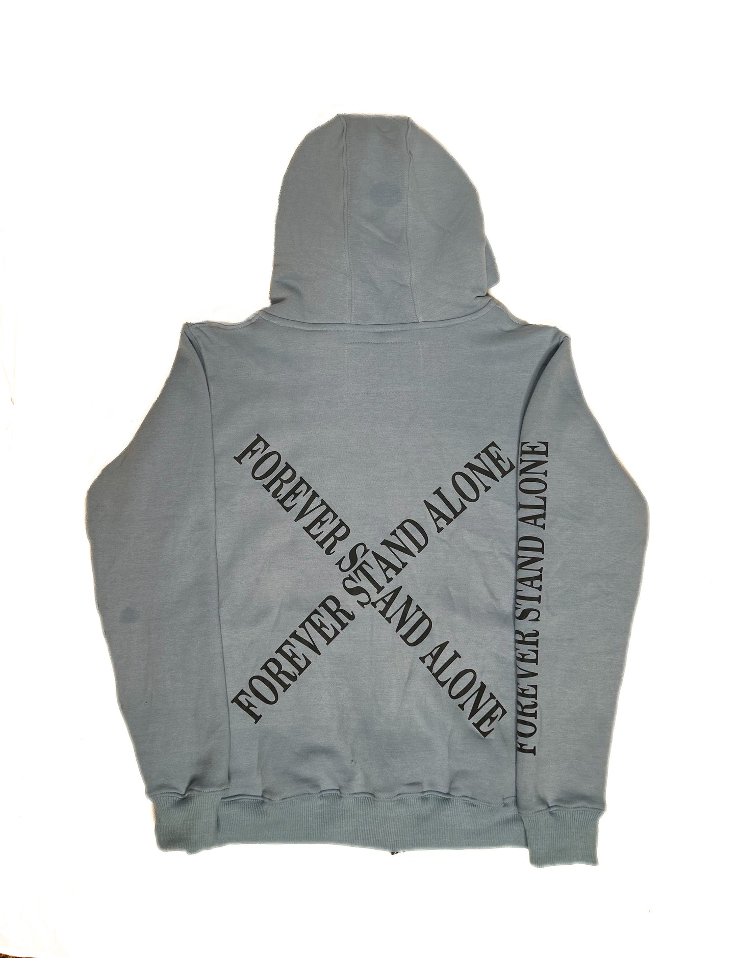 FSA Blue Reflective Double Zipper Hoodies