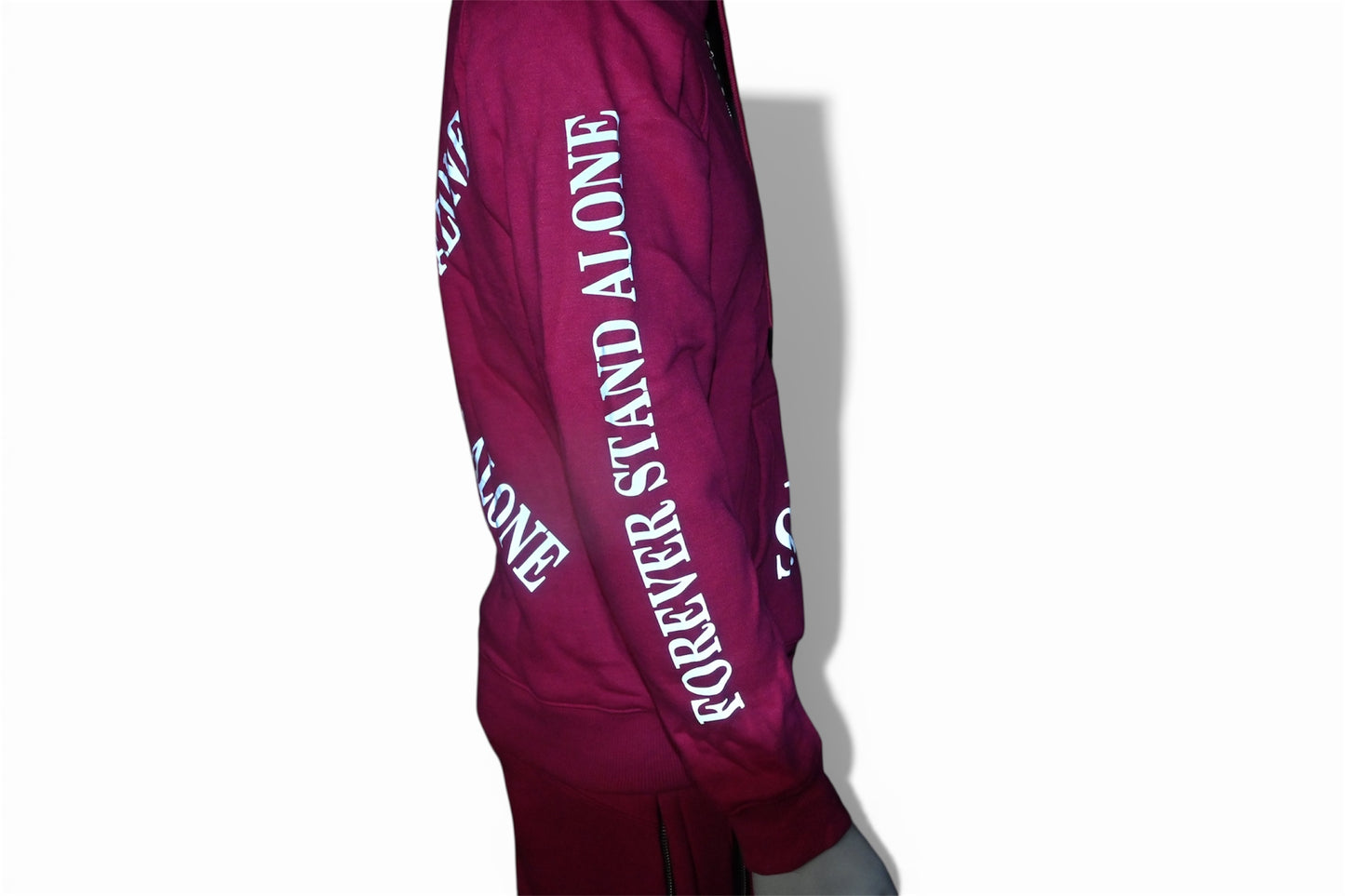 Pink Reflective Double Zipper Sets