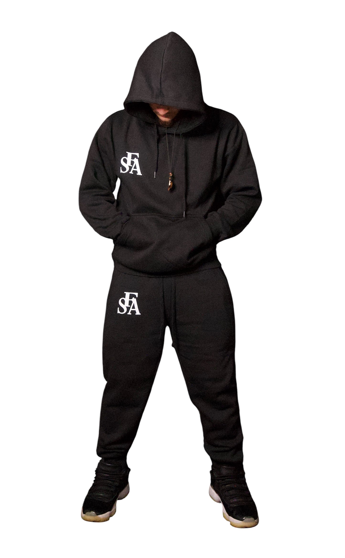 FSA Black Skull Hoodie