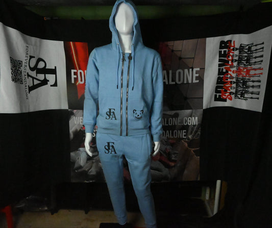 FSA Blue Reflective Double Zipper Set