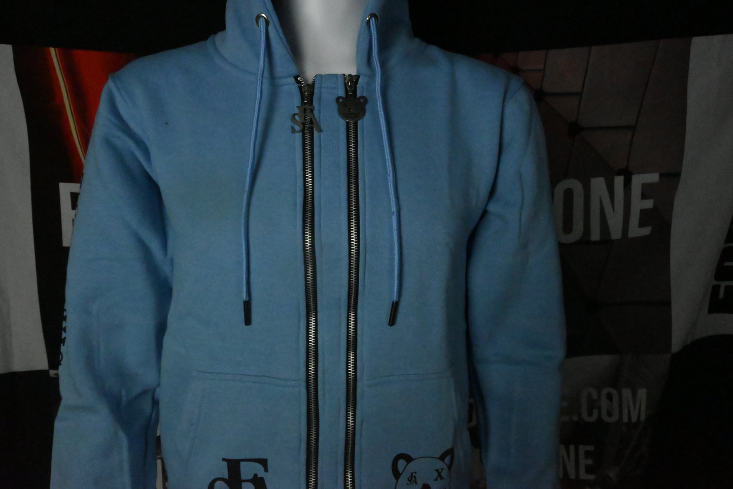 FSA Blue Reflective Double Zipper Set