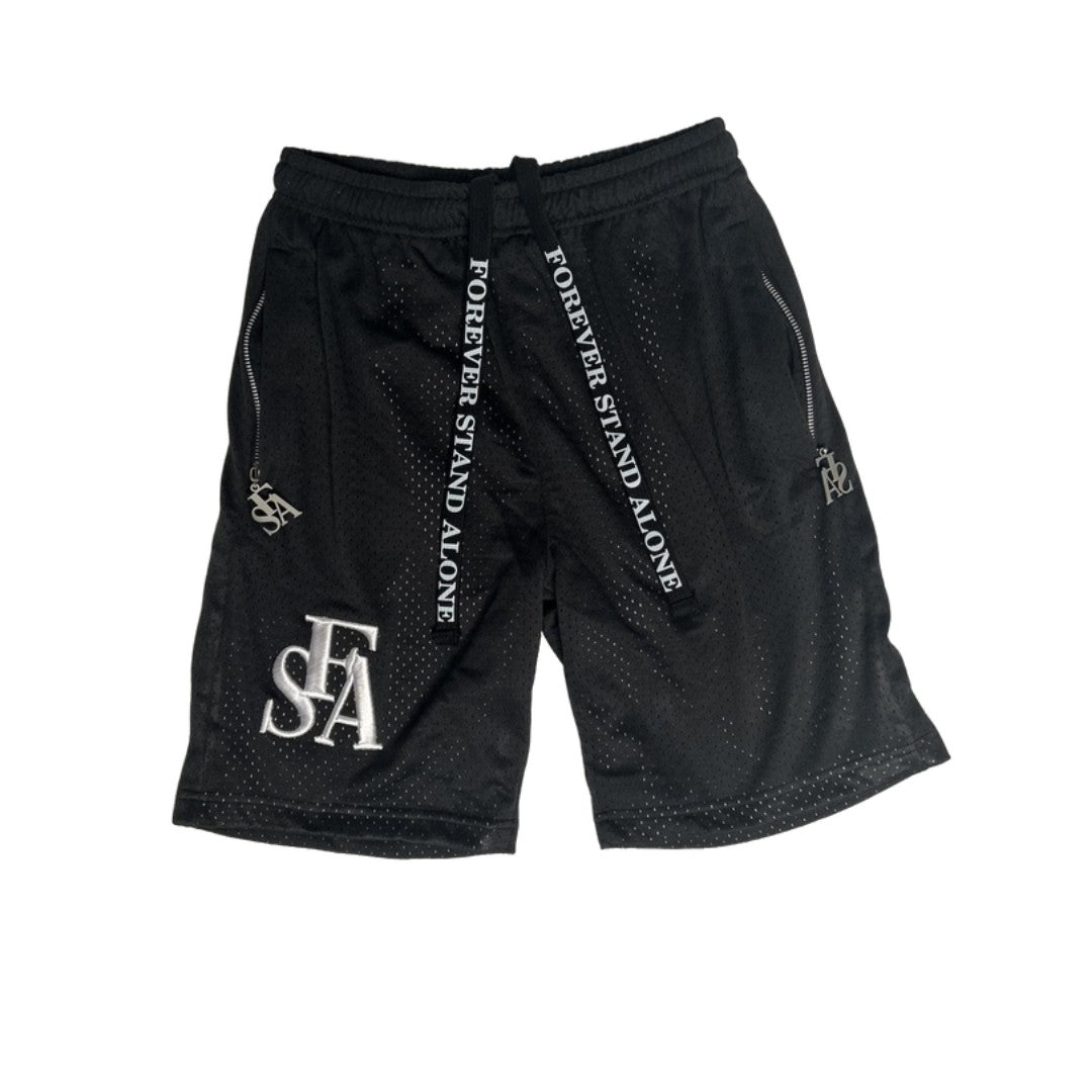 FSA Black Mesh Shorts Set