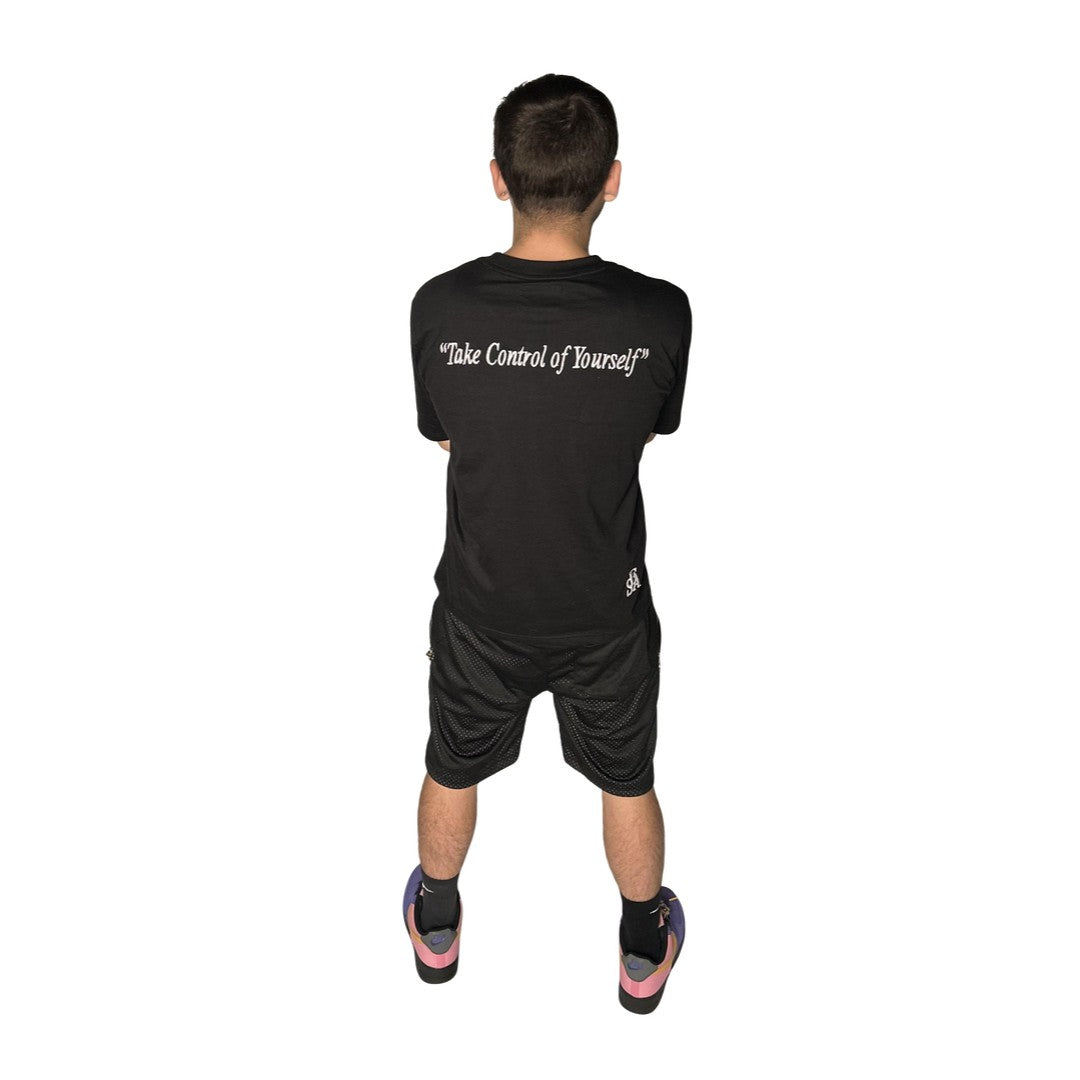 FSA Black Mesh Shorts Set