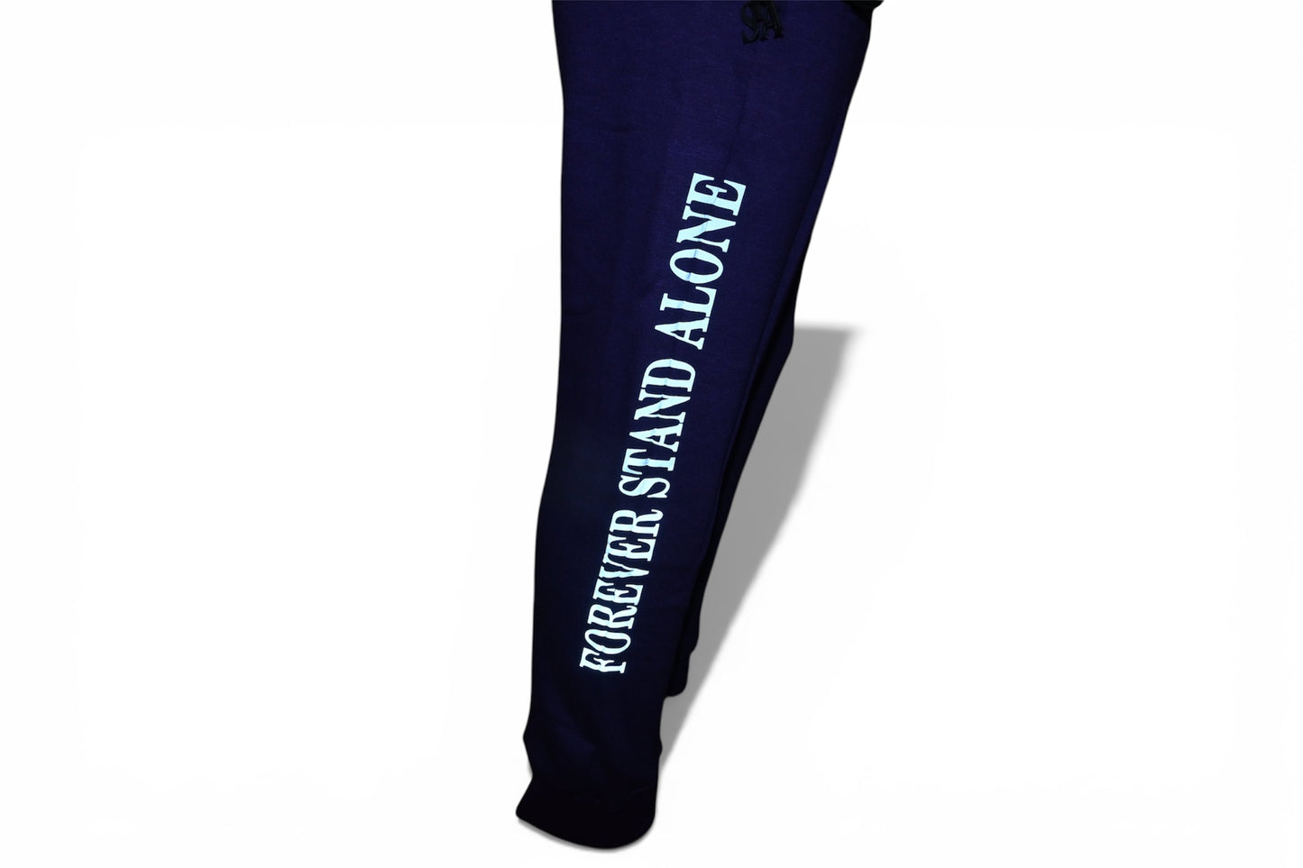 Purple Reflective Double Zipper Sets