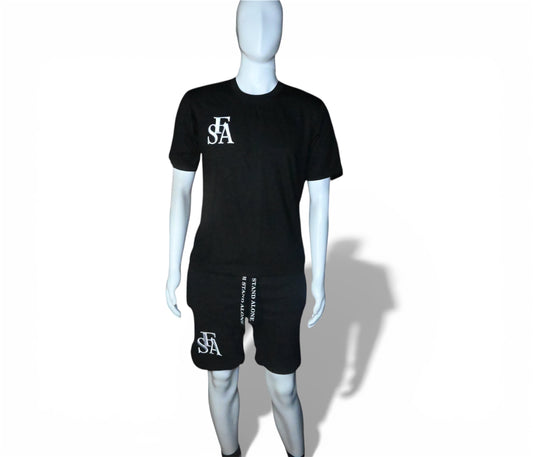 Black Better Me For You Shorts Sets