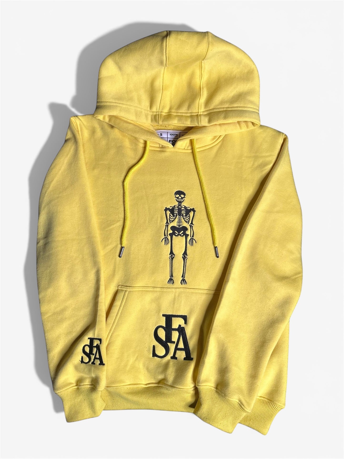 Yellow Skeleton #2 Hoodies