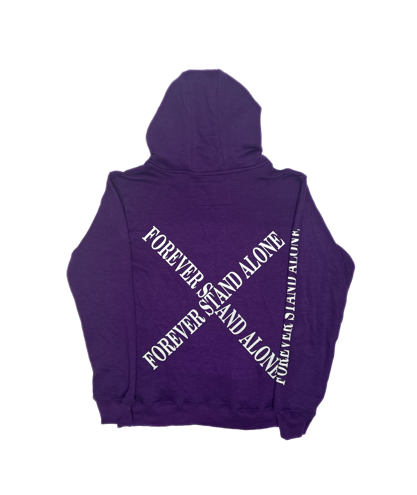 FSA Purple Reflective Double Zipper Hoodies