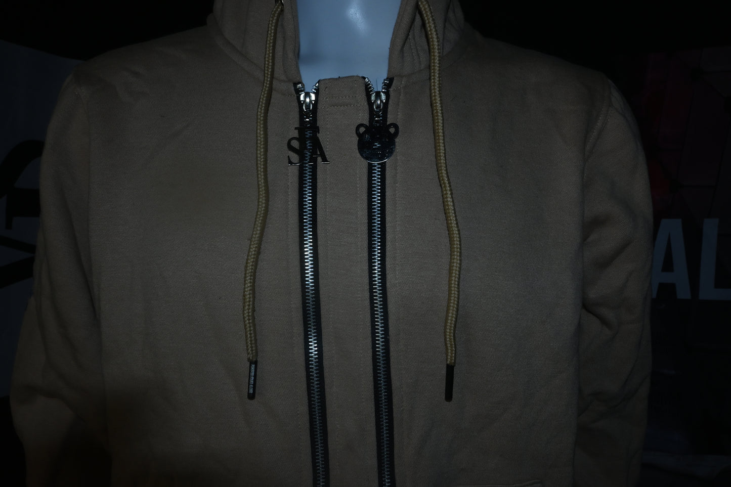 FSA Beige Reflective Double Zipper Set