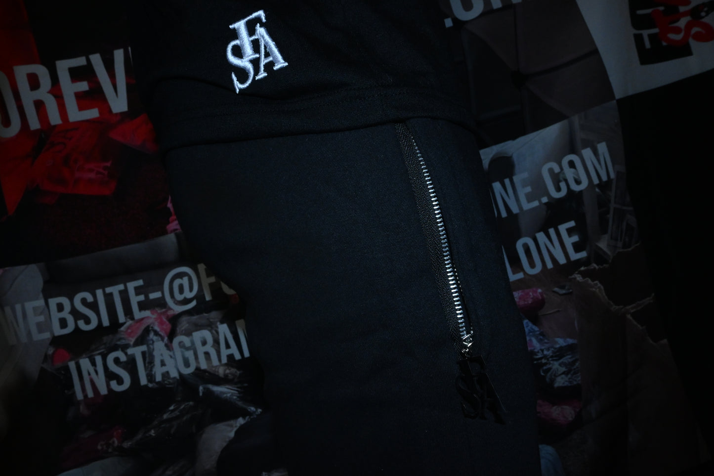 FSA Black Better Me For You Shorts Set