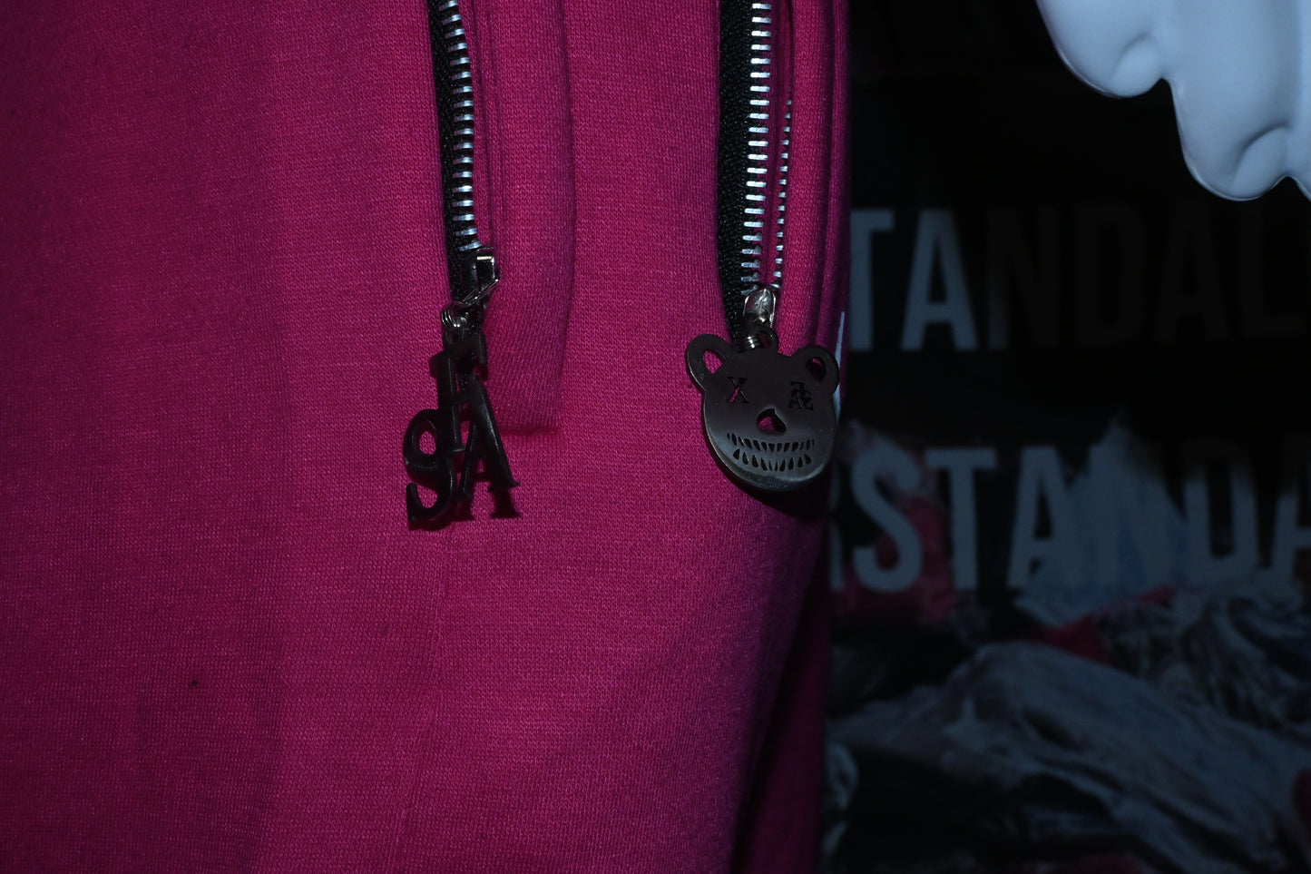 FSA Pink Reflective Double Zipper Set