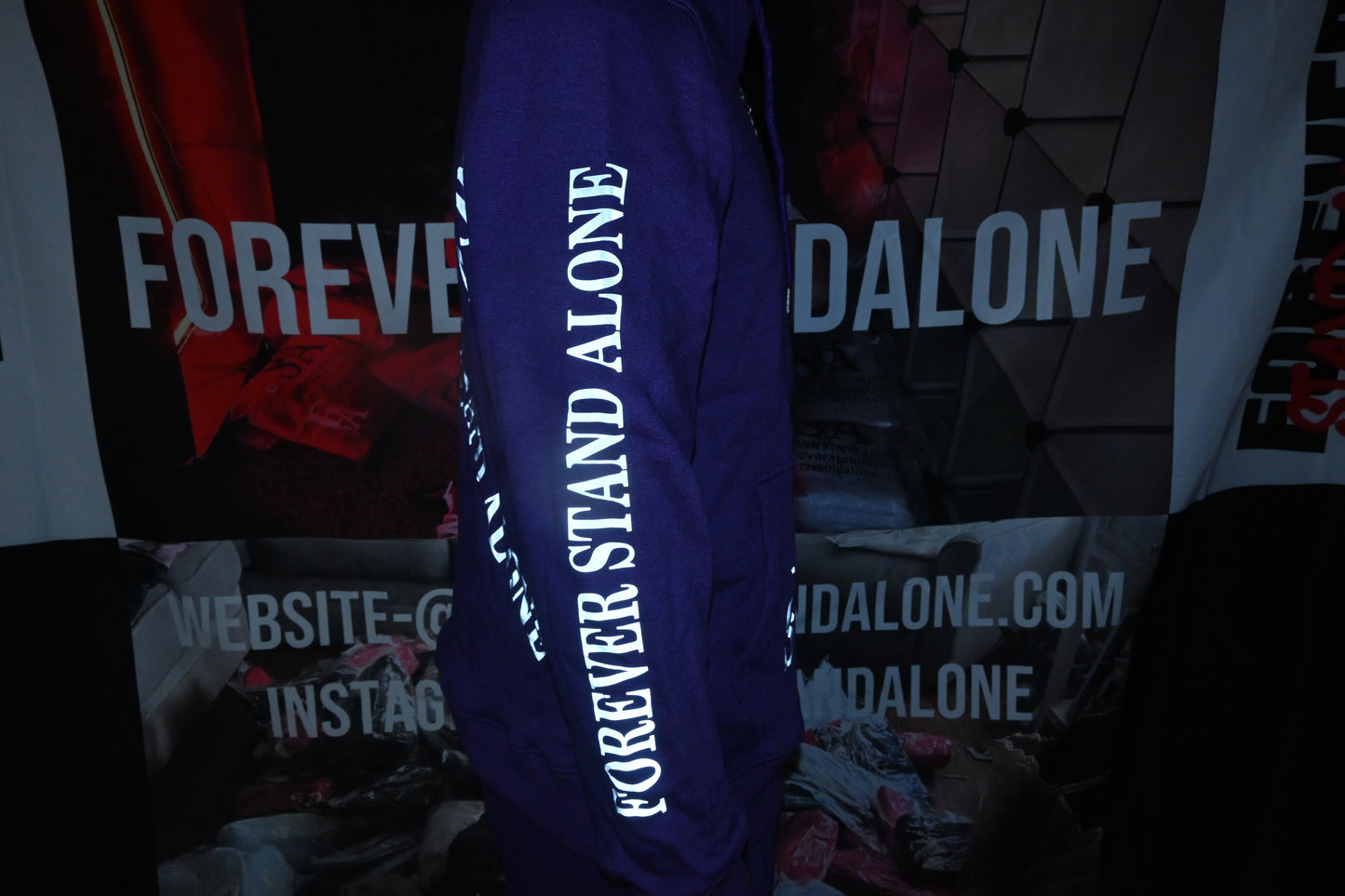 FSA Purple Reflective Double Zipper Set