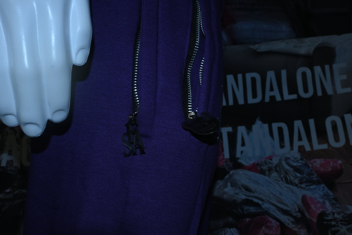 FSA Purple Reflective Double Zipper Set