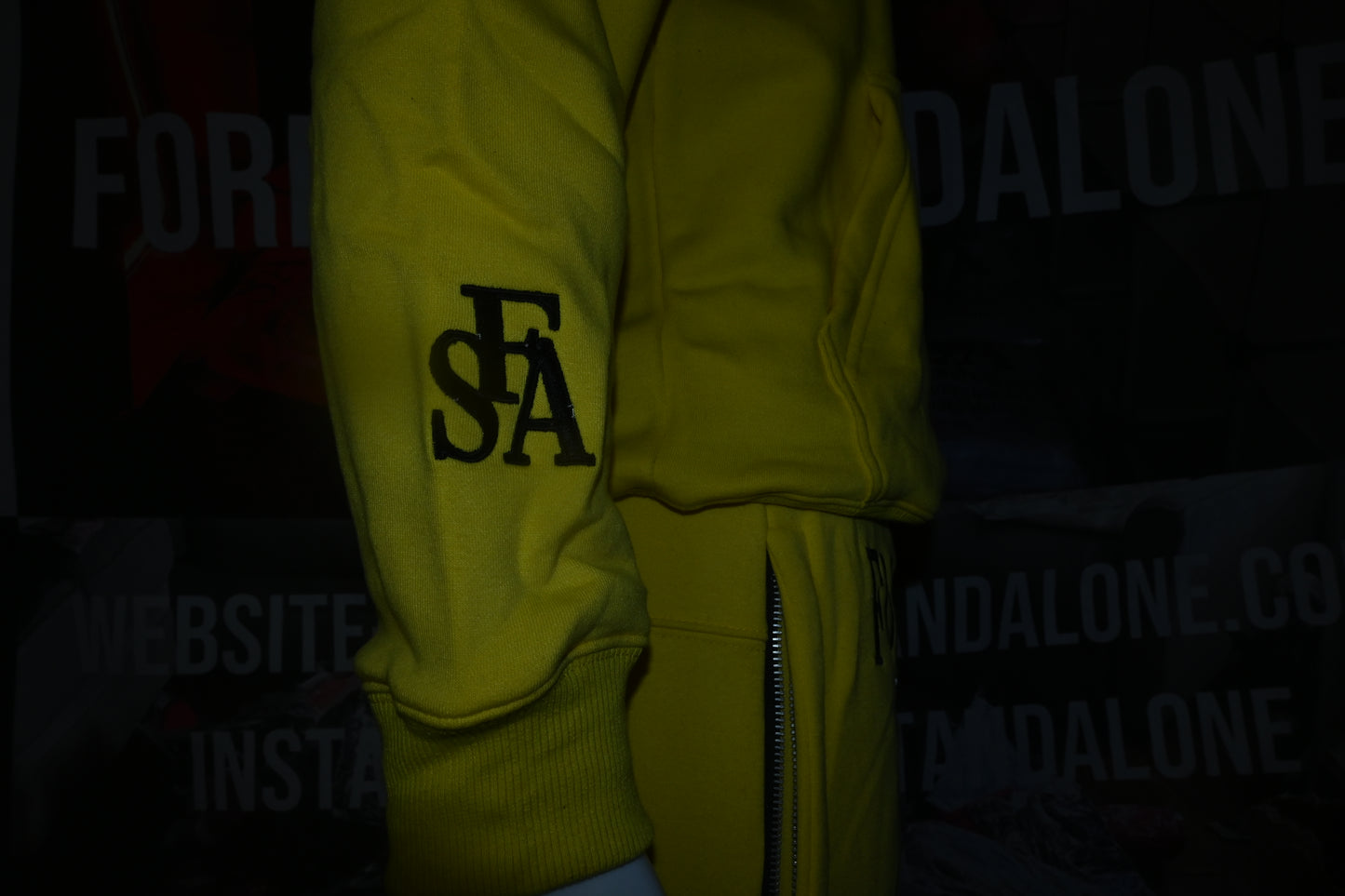 Yellow Skeleton #2 Hoodies
