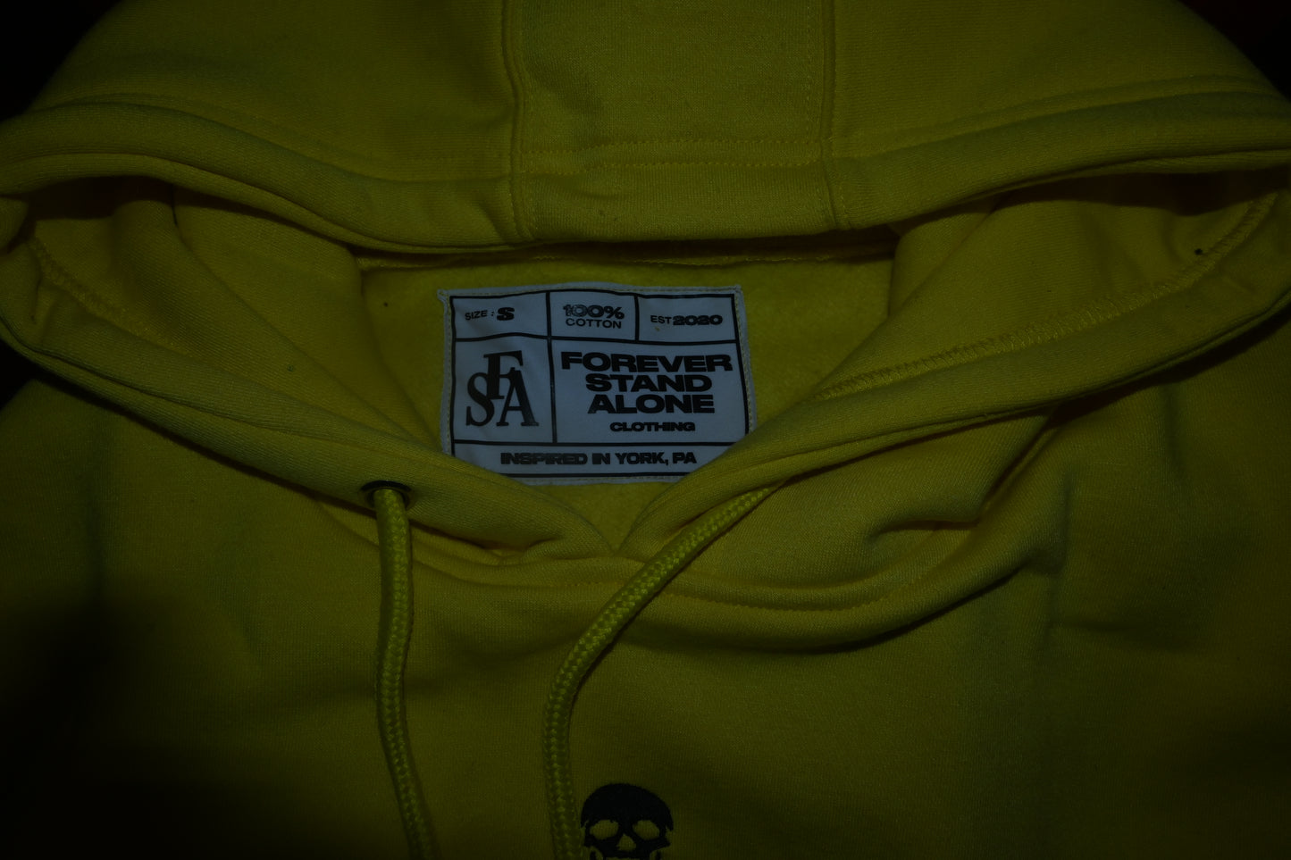 Yellow Skeleton #2 Hoodies